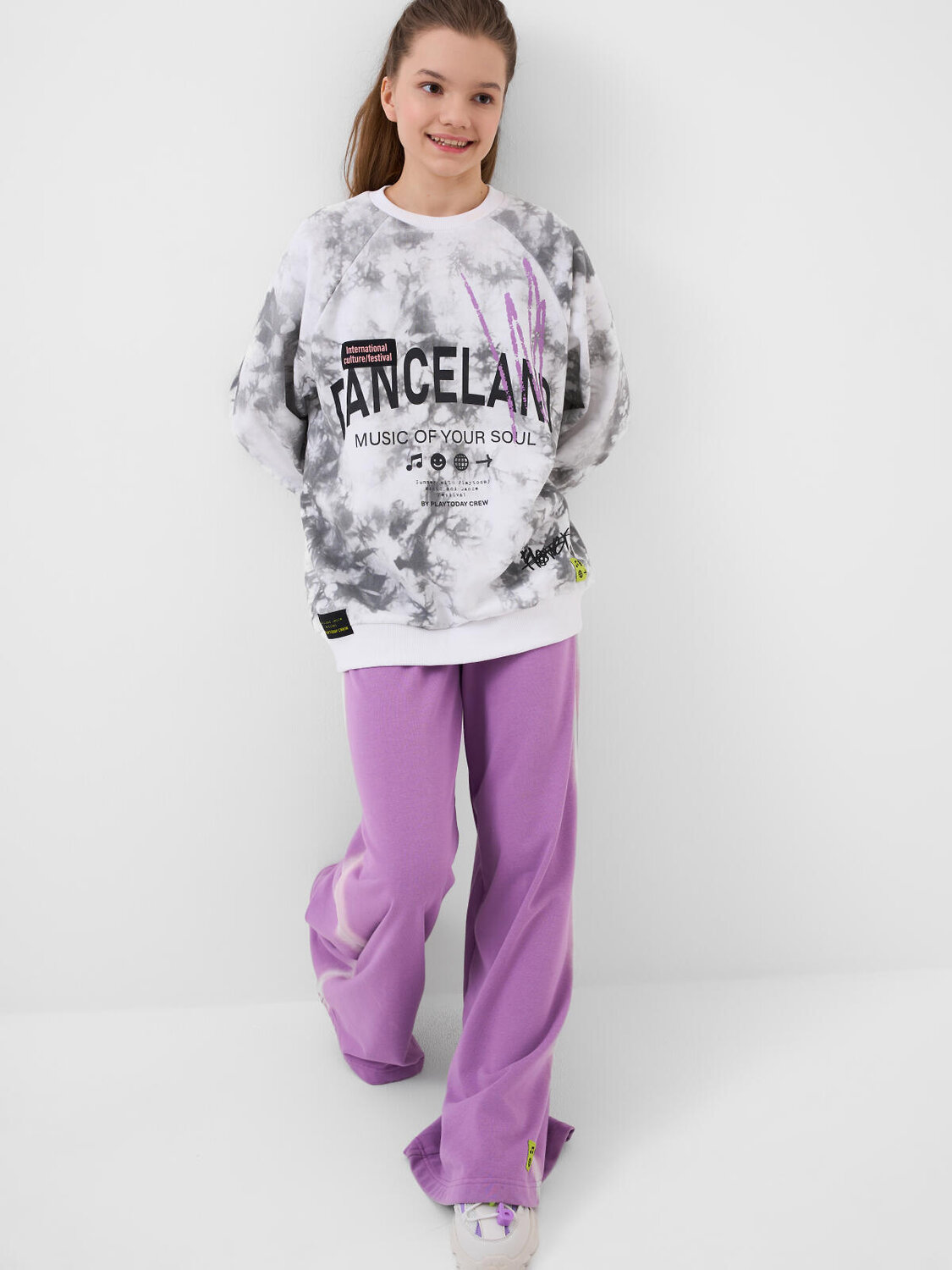 PLAYTODAY Толстовка 591236 12621052 белый,серый