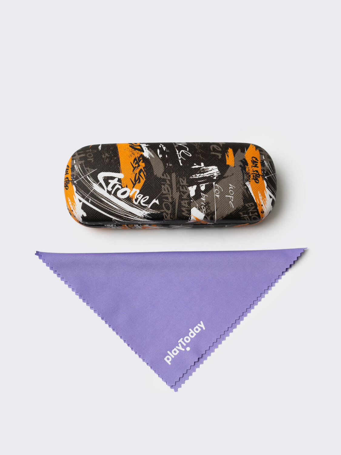 PLAYTODAY Футляр для очков 591258 12611848 черный,оранжевый,белый