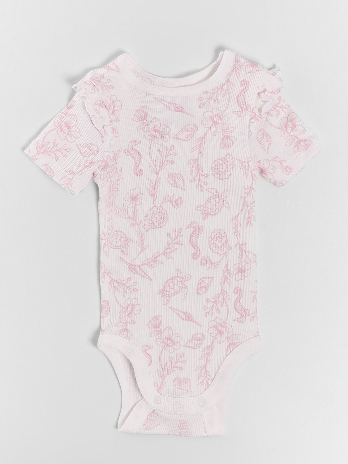 MARK FORMELLE Боди детское 591284 13020-1-2 белый +ракушки на белом