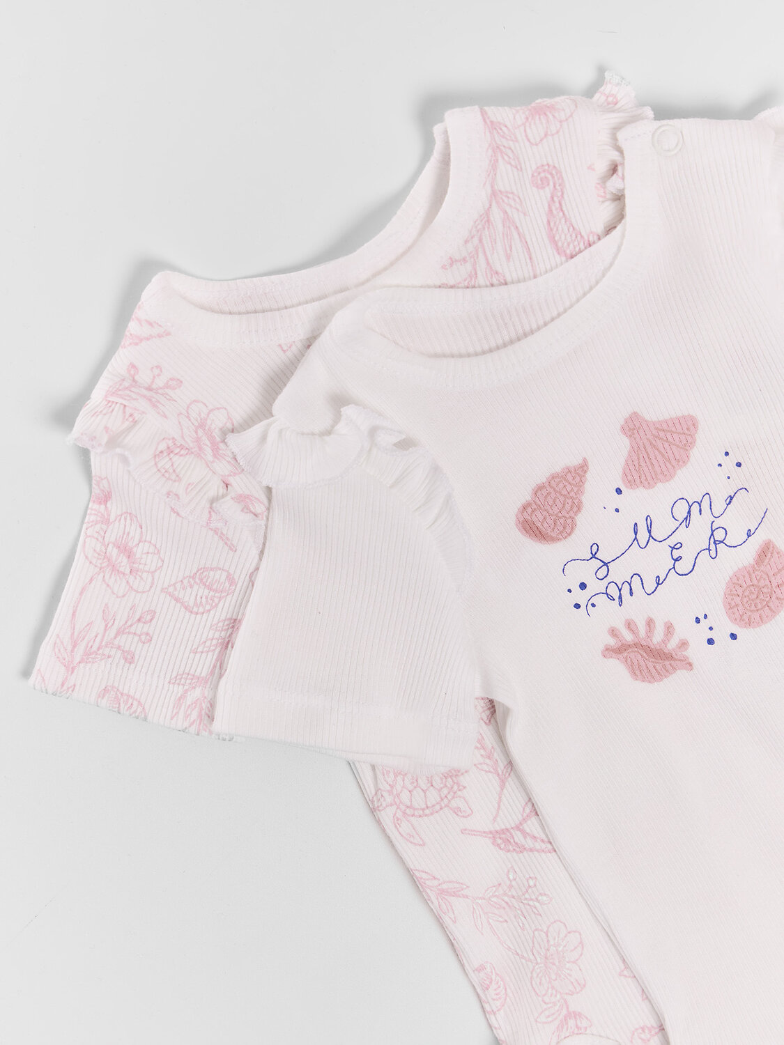 MARK FORMELLE Боди детское 591285 13020-2 белый +ракушки на белом