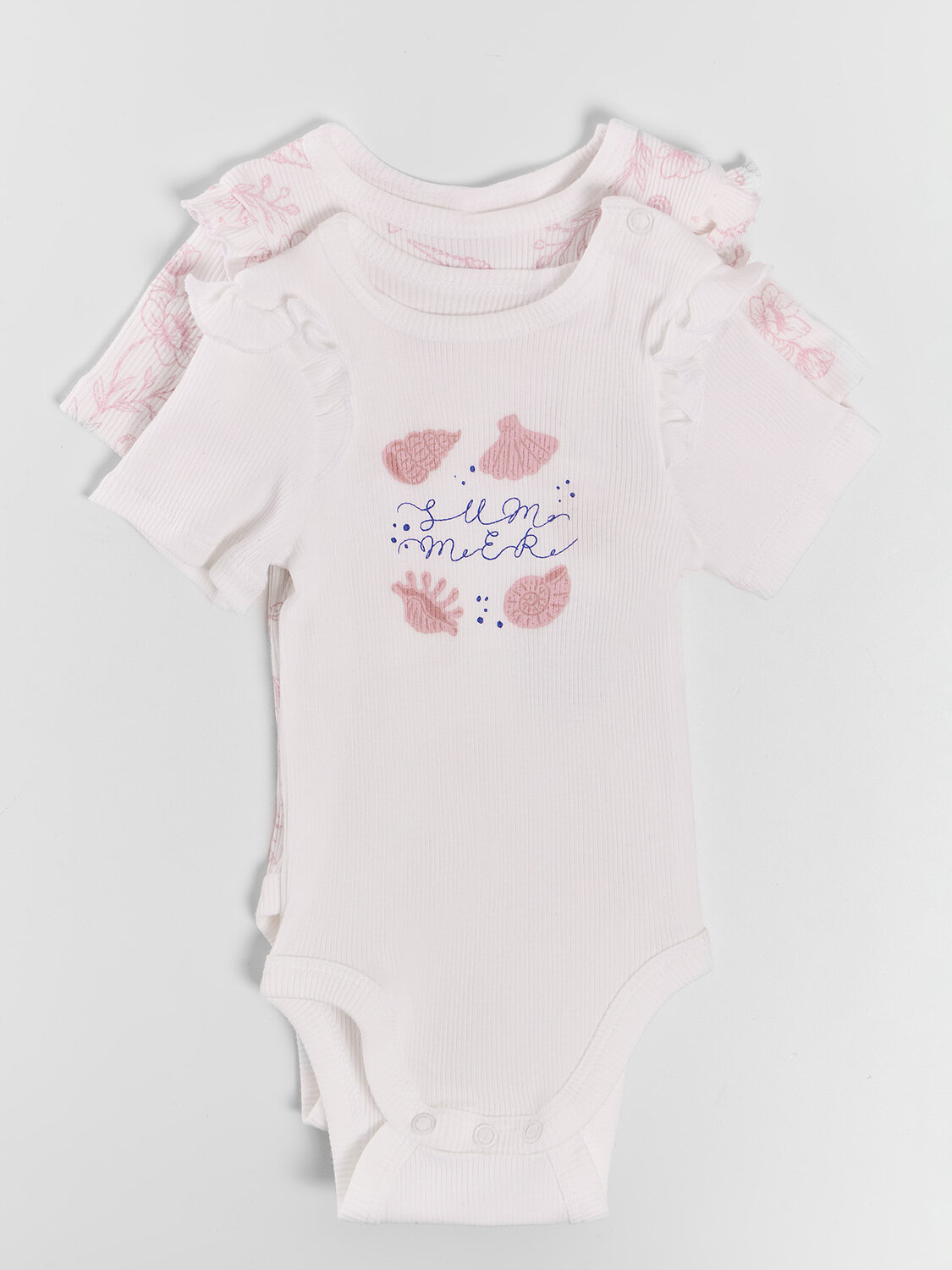 MARK FORMELLE Боди детское 591285 13020-2 белый +ракушки на белом