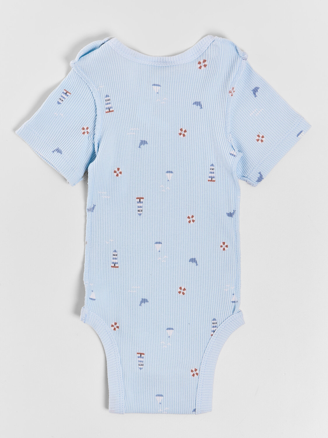 MARK FORMELLE Боди детское 591286 13023-2 голубое небо +маяк на голубом небе