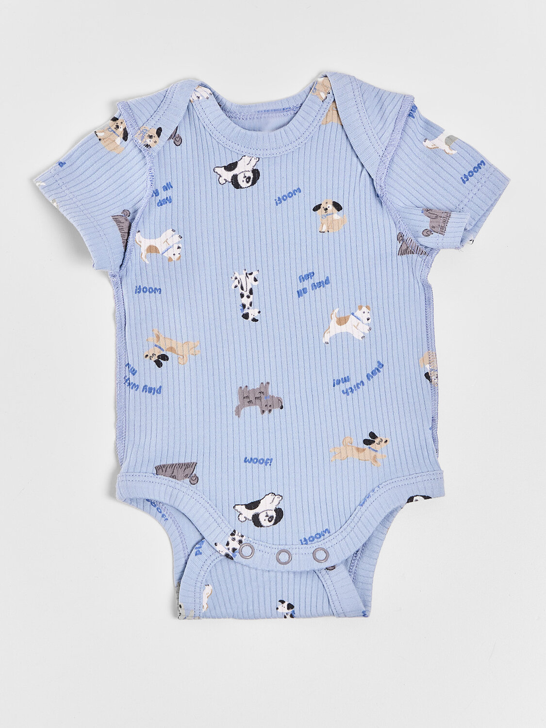 MARK FORMELLE Боди детское 591288 13015-1-3 сл.масло +собачки на голубом +собачки на сером