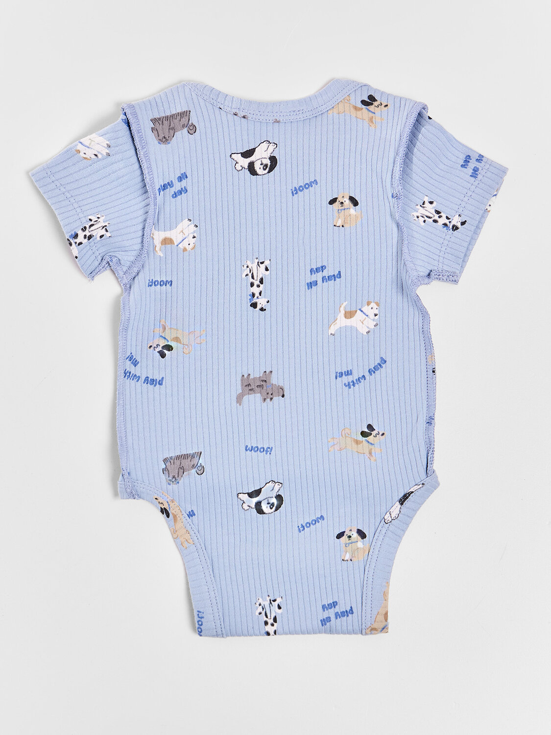MARK FORMELLE Боди детское 591288 13015-1-3 сл.масло +собачки на голубом +собачки на сером