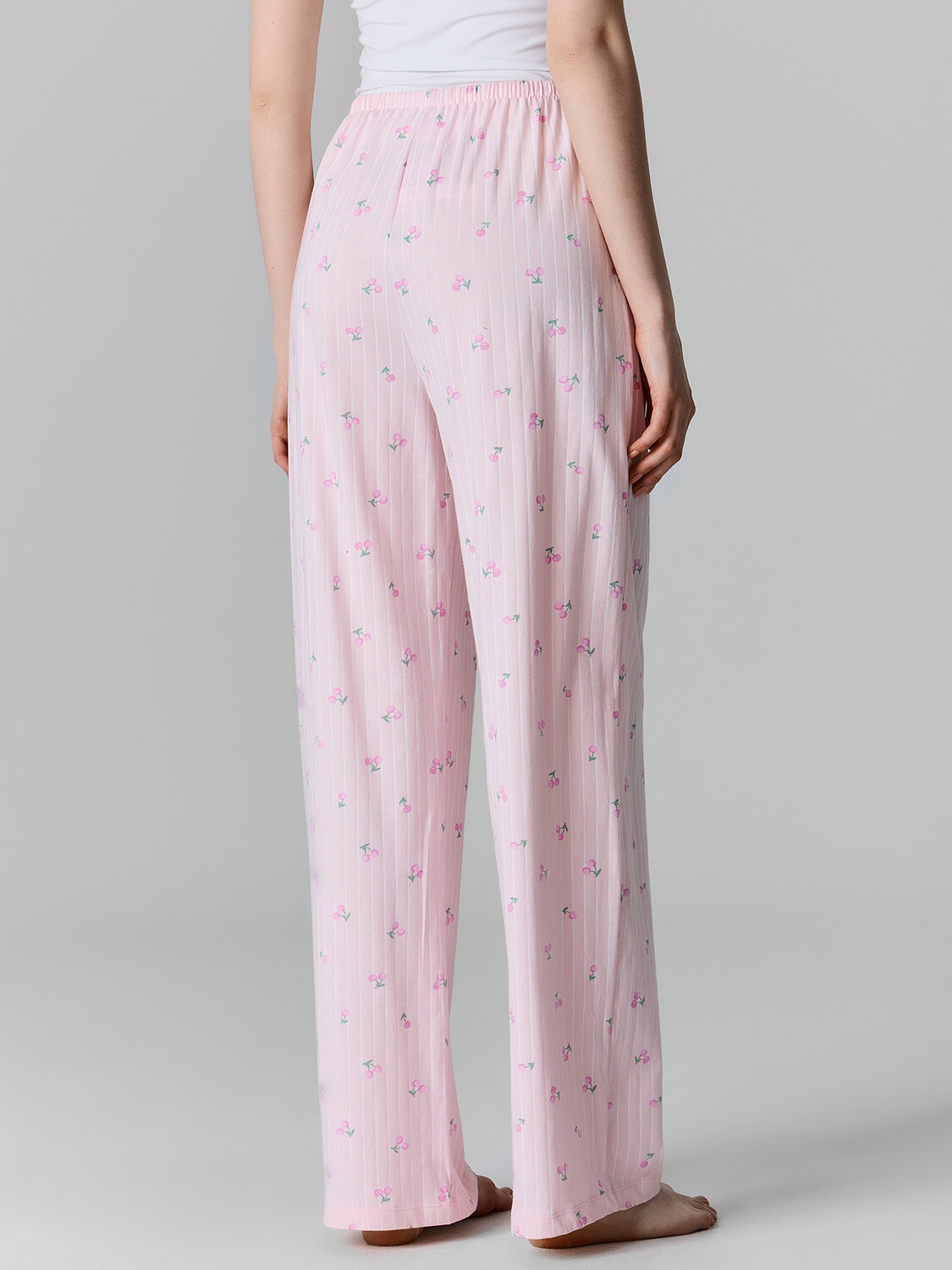 MARK FORMELLE Брюки 591313 532410 вишенки на розовой полоске