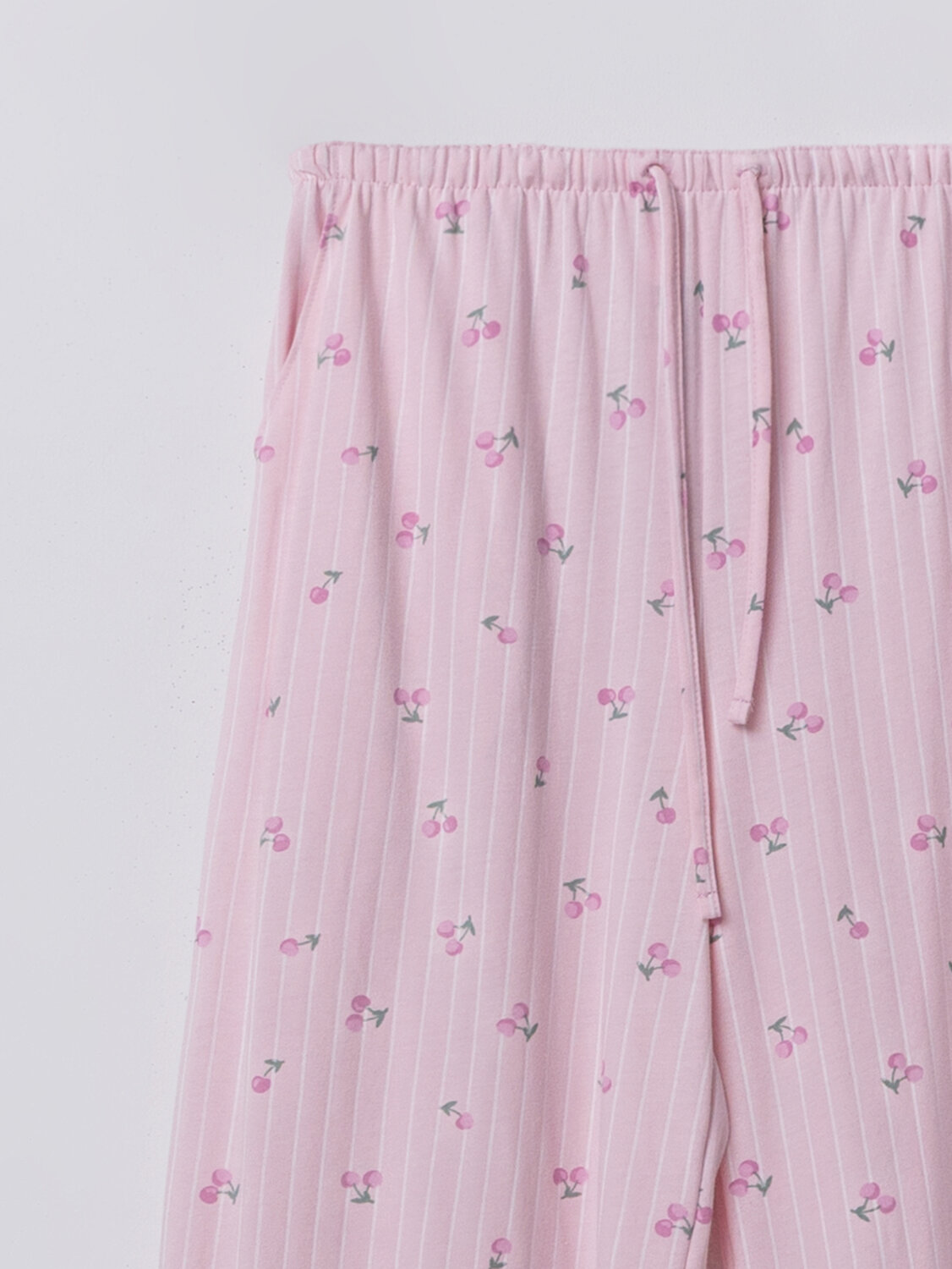 MARK FORMELLE Брюки 591313 532410 вишенки на розовой полоске