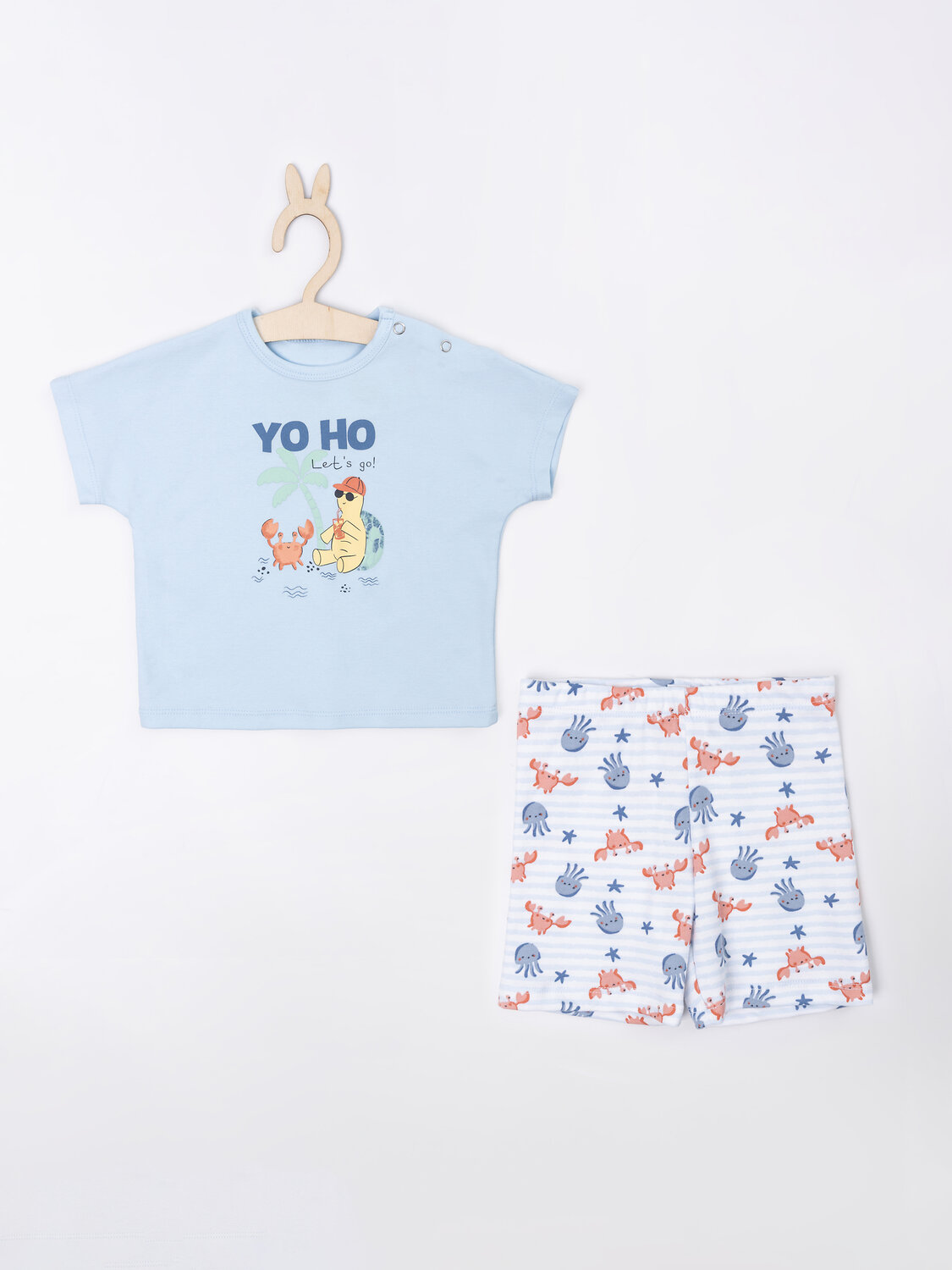 MARK FORMELLE Комплект 591365 89414 голубое небо +крабики и медузы на полоске