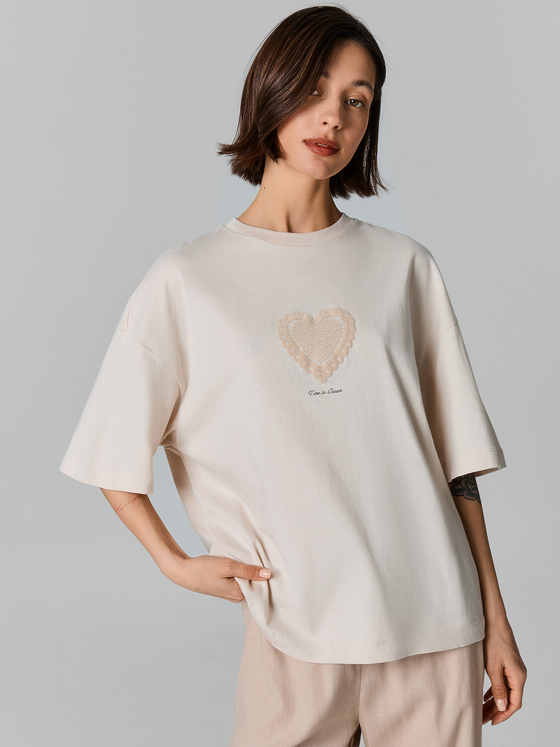 MARK FORMELLE Комплект 591380 592672 льняной +теплый песок +печать