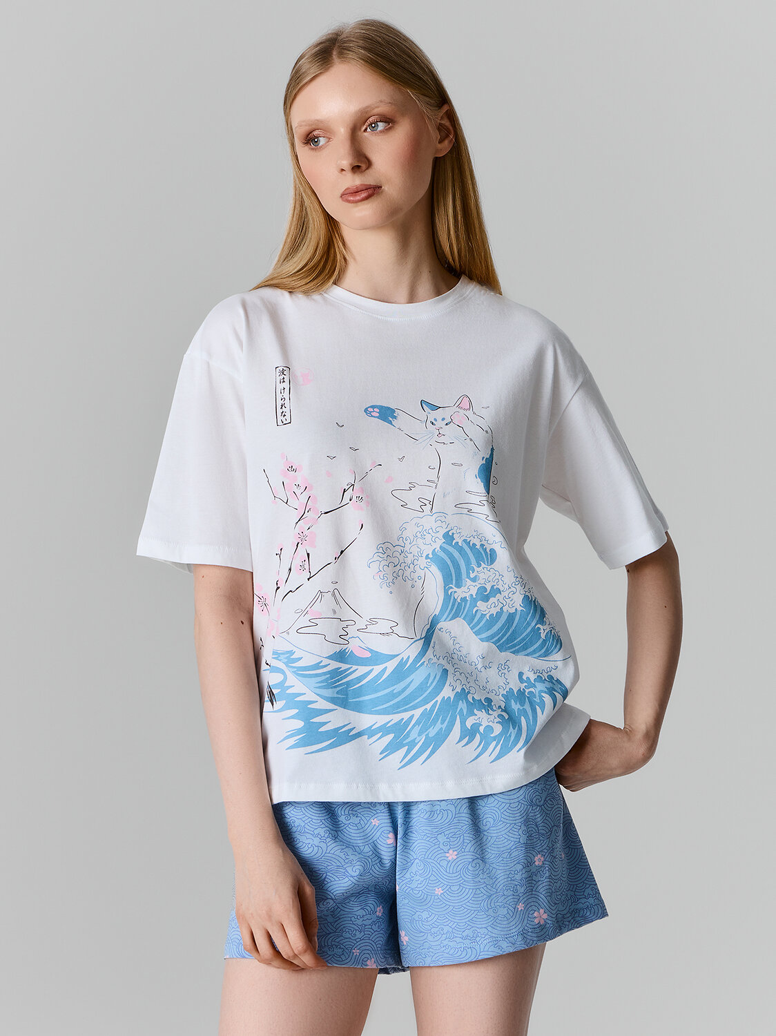 MARK FORMELLE Комплект 591386 592591 белый +волны на голубом