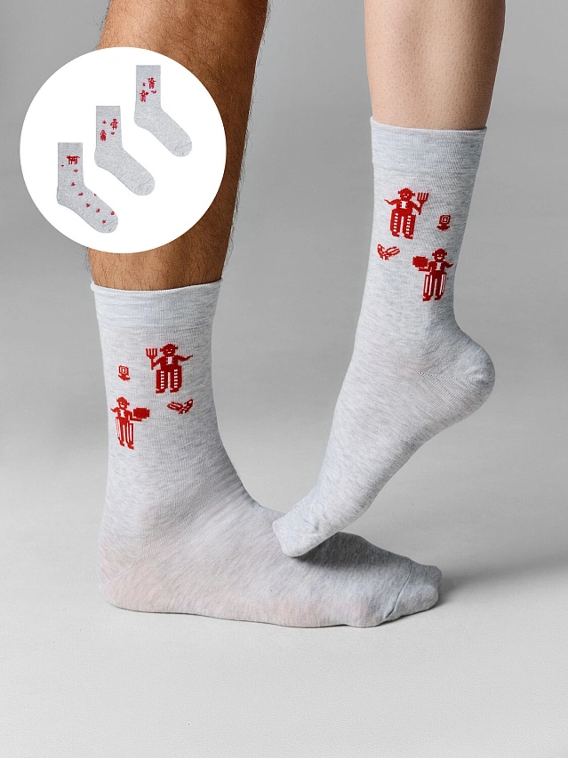 MARK FORMELLE Женские носки 591414 561UA-3568 св.серый меланж