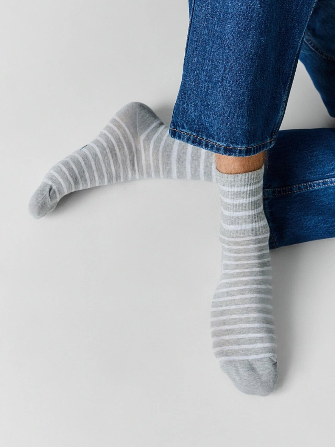 MARK FORMELLE Мужские носки 591426 106K-3583 серый меланж