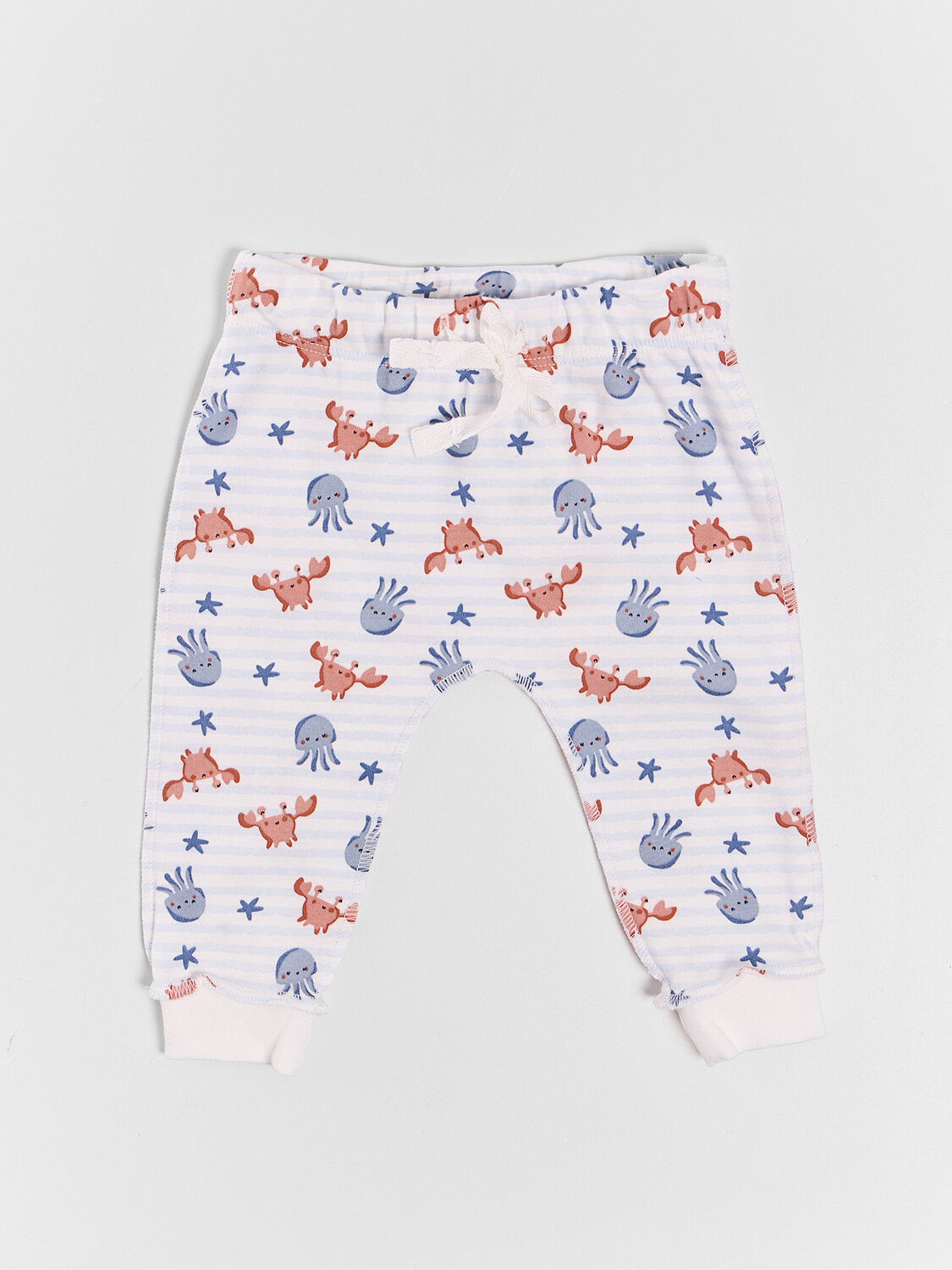 MARK FORMELLE Ползунки 591437 85113-1-2 крабики и медузы на полоске +киты на синем