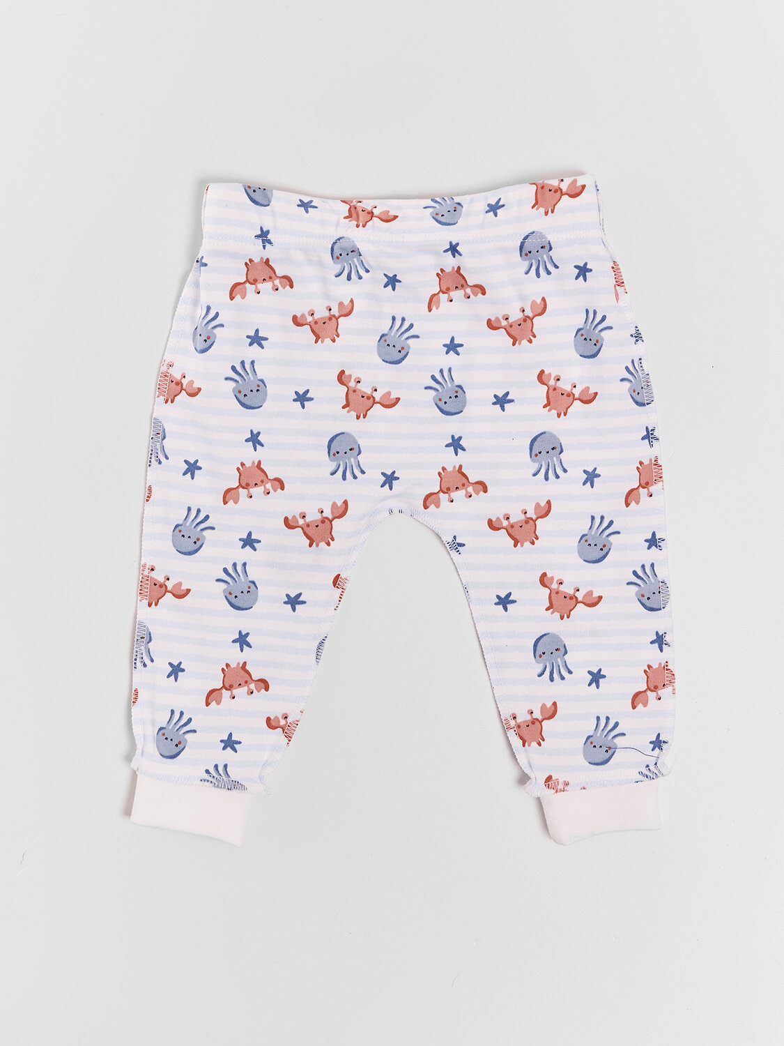 MARK FORMELLE Ползунки 591437 85113-1-2 крабики и медузы на полоске +киты на синем