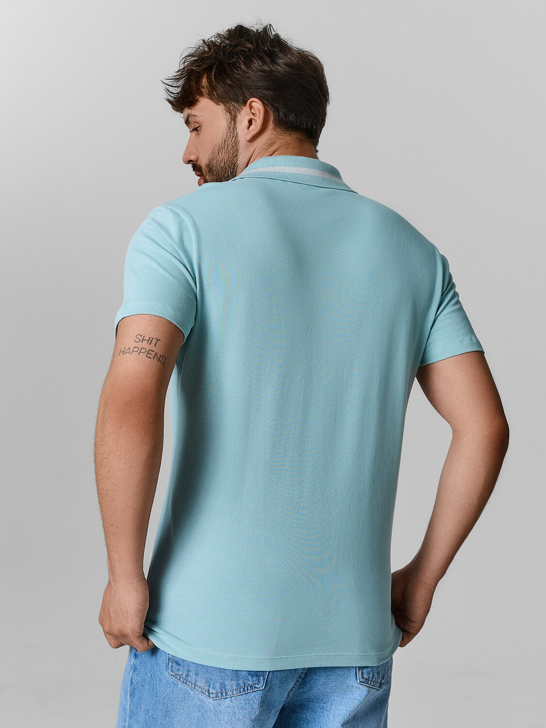 MARK FORMELLE Поло 591440 111834/1 лазурный туман