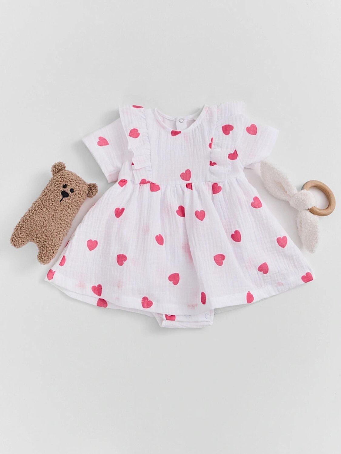 MARK FORMELLE Полукомбинезон 591444 13029 сердечки на белом