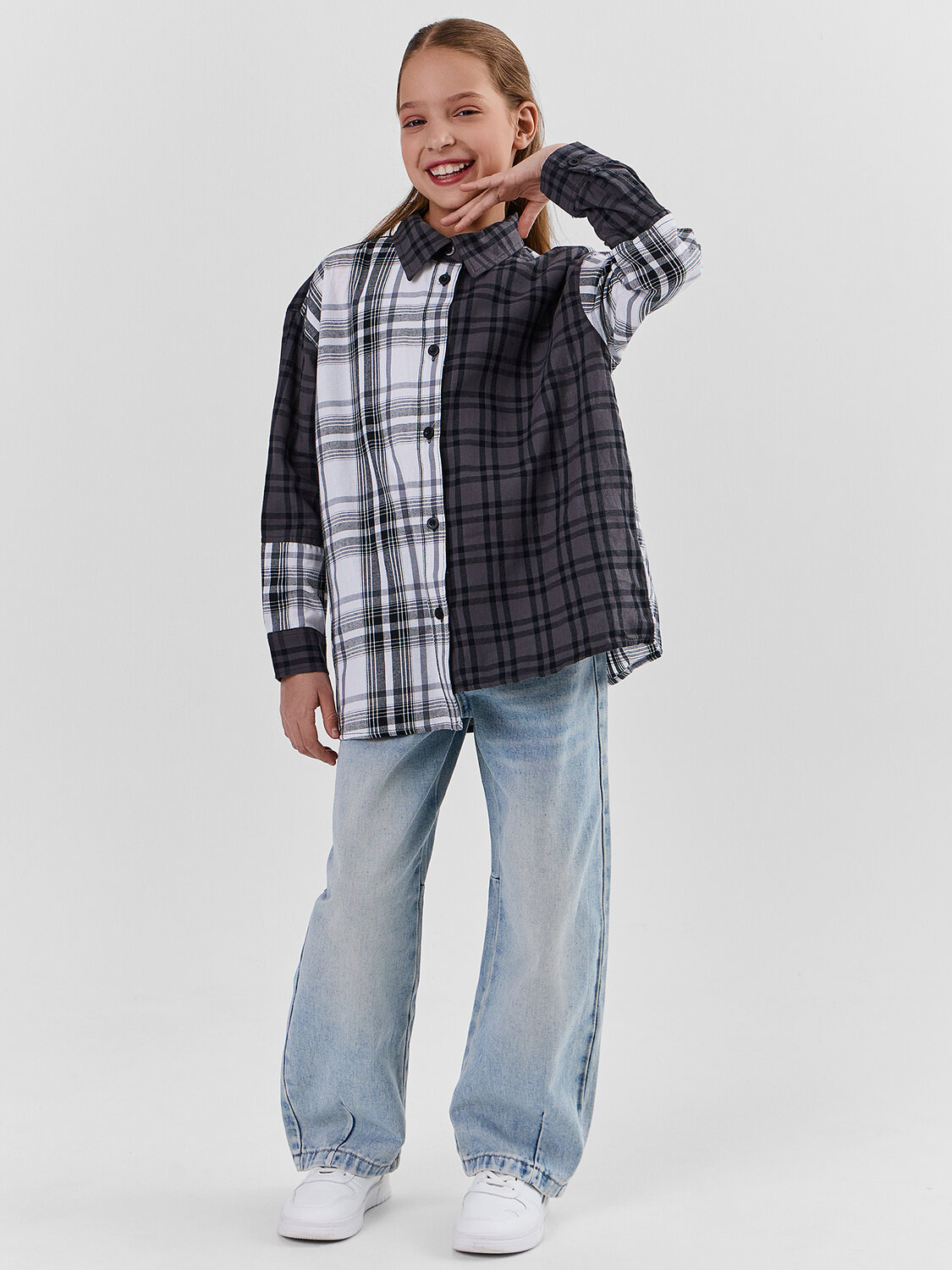 MARK FORMELLE Рубашка 591450 127998 черная клетка