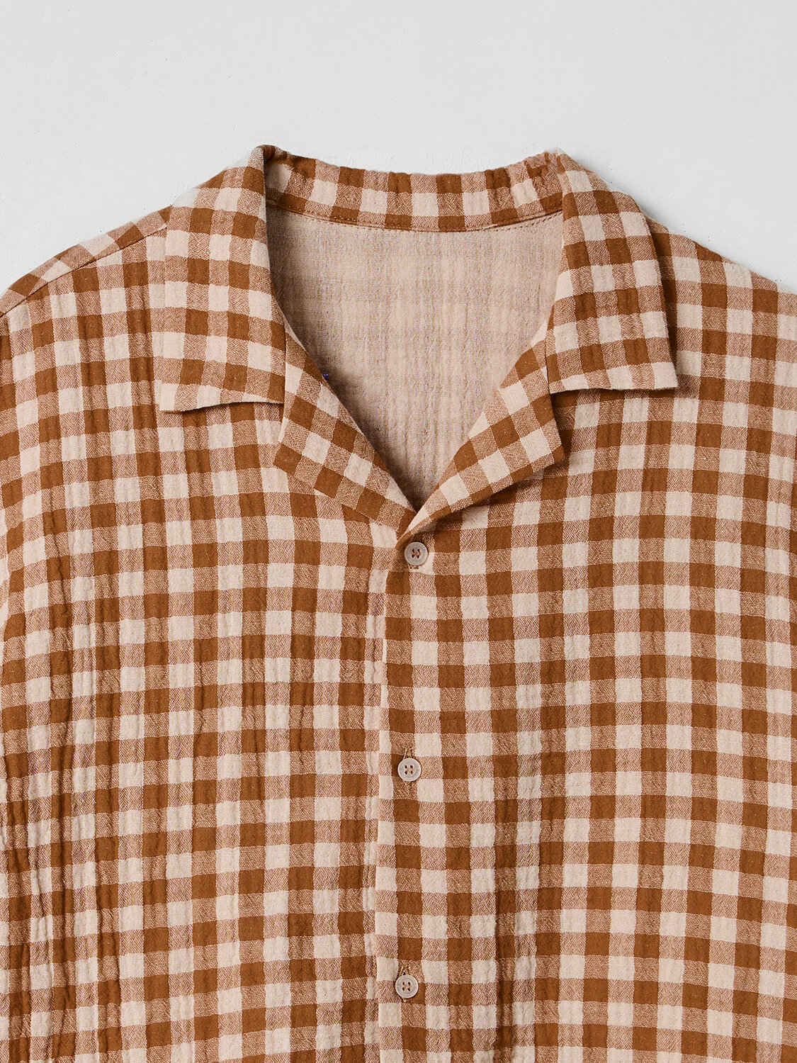 MARK FORMELLE Рубашка 591451 113467 коричневая клетка виши