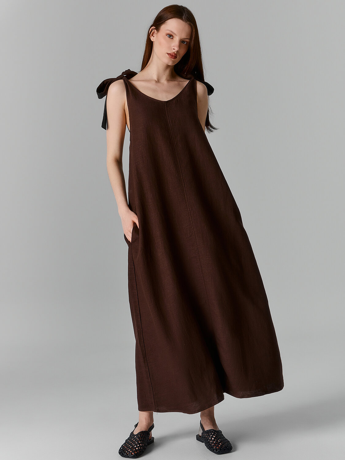 MARK FORMELLE Сарафан 591458 152635 кофейное зерно