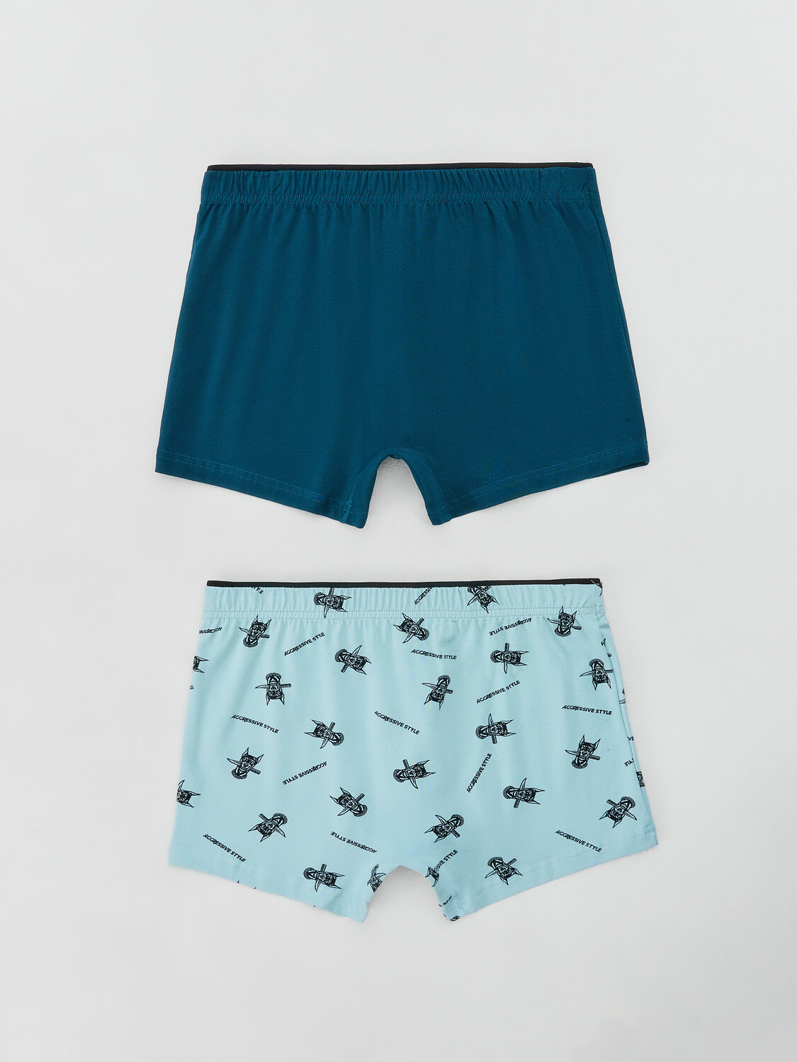 MARK FORMELLE Трусы 591542 411134-2 изумруд +доберманы на серо -бирюзовом