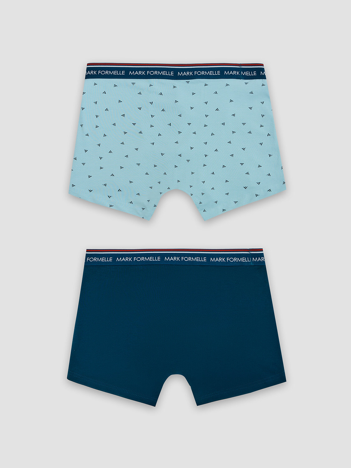 MARK FORMELLE Трусы 591543 411221-2 треугольники на серо -бирюзовом +изумруд