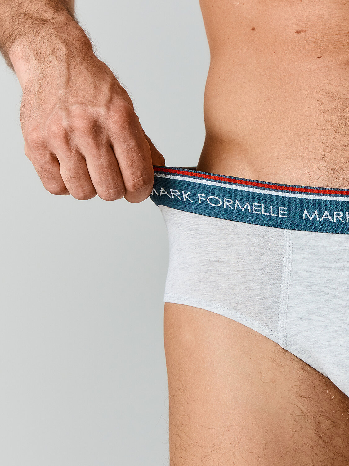 MARK FORMELLE Трусы 591547 411170-3 серый меланж+полынь +морская волна