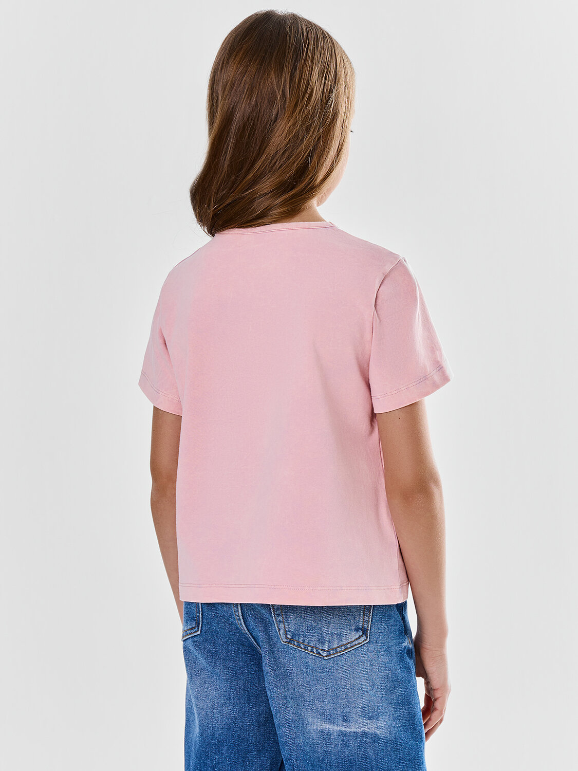 MARK FORMELLE Футболка 591556 117946 ACID WASH сиреневый +печать