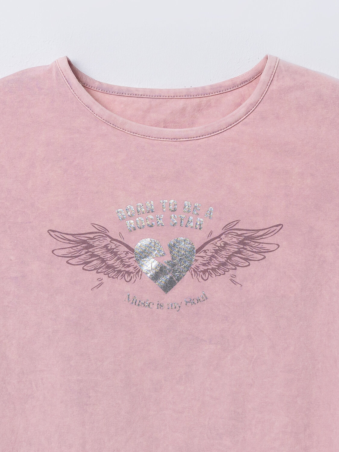 MARK FORMELLE Футболка 591556 117946 ACID WASH сиреневый +печать