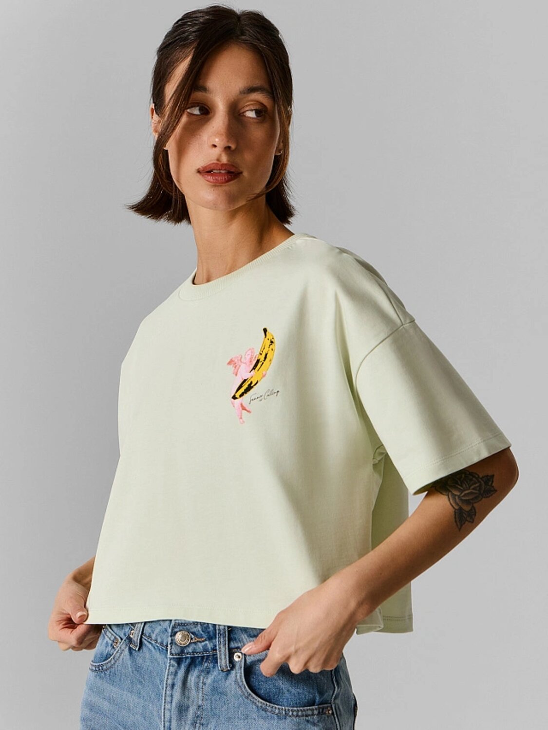 MARK FORMELLE Футболка 591564 112664 снежная мята +печать