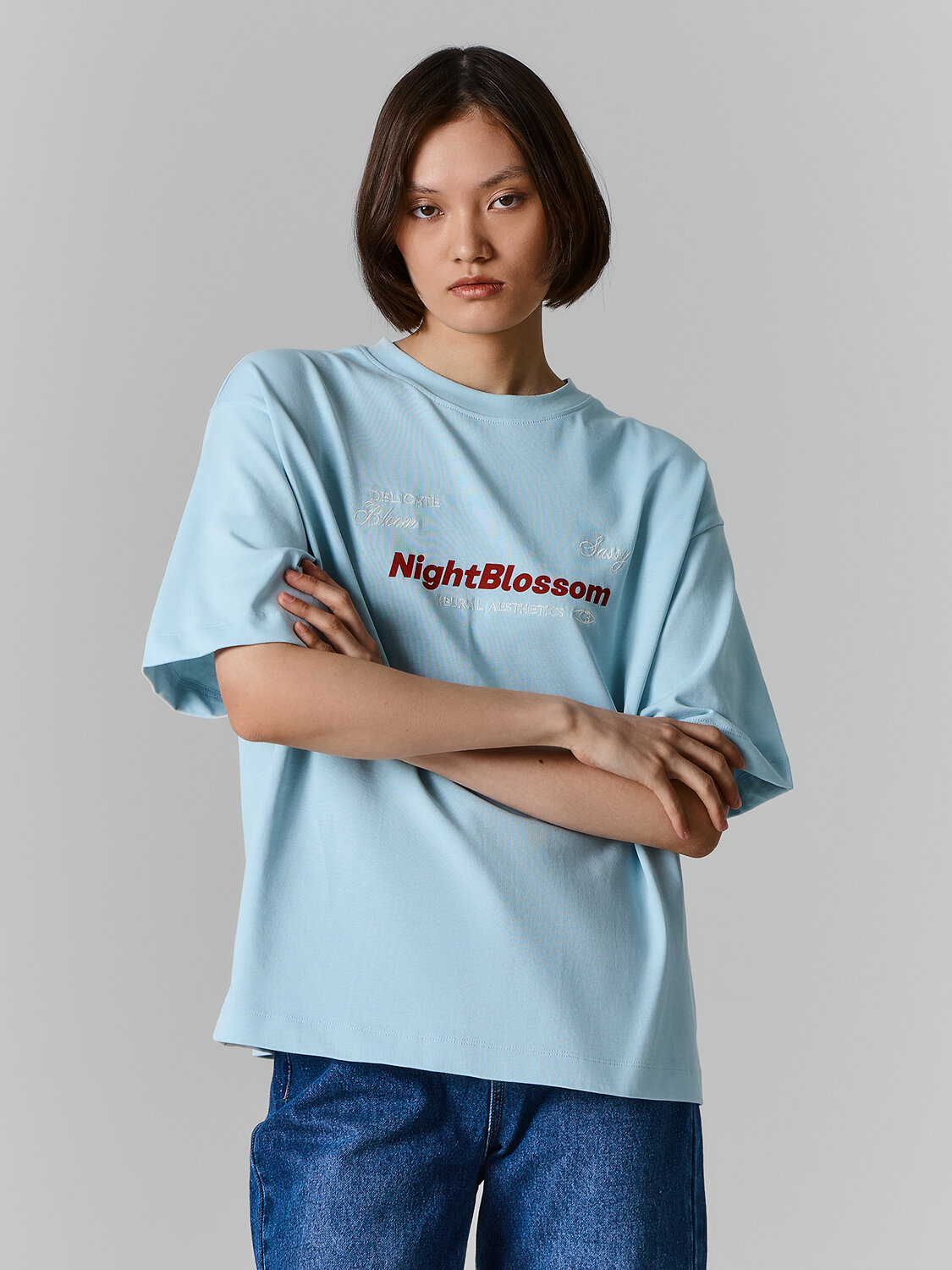 MARK FORMELLE Футболка 591569 112950 голубая дымка +печать