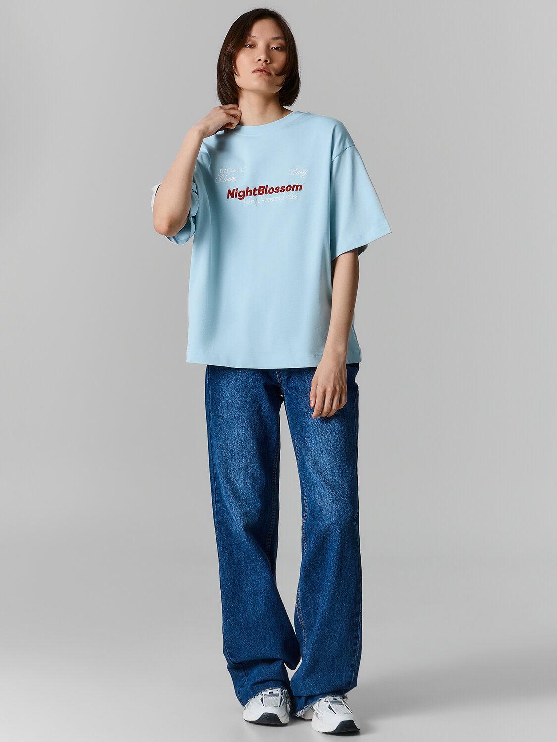 MARK FORMELLE Футболка 591569 112950 голубая дымка +печать