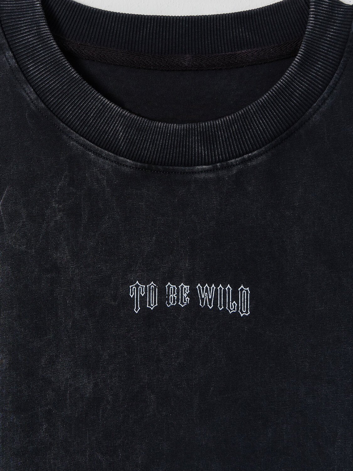 MARK FORMELLE Футболка 591572 111883 ACID WASH черное олово +печать