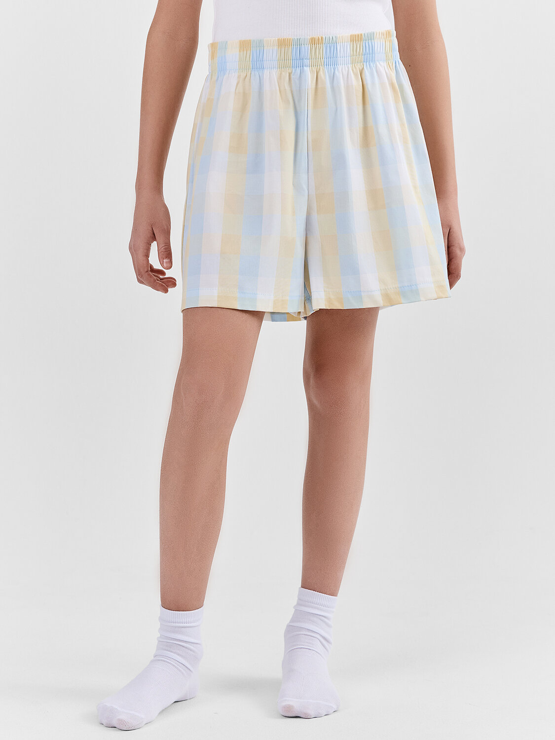 MARK FORMELLE Шорты 591583 537001 желто -голубая клетка