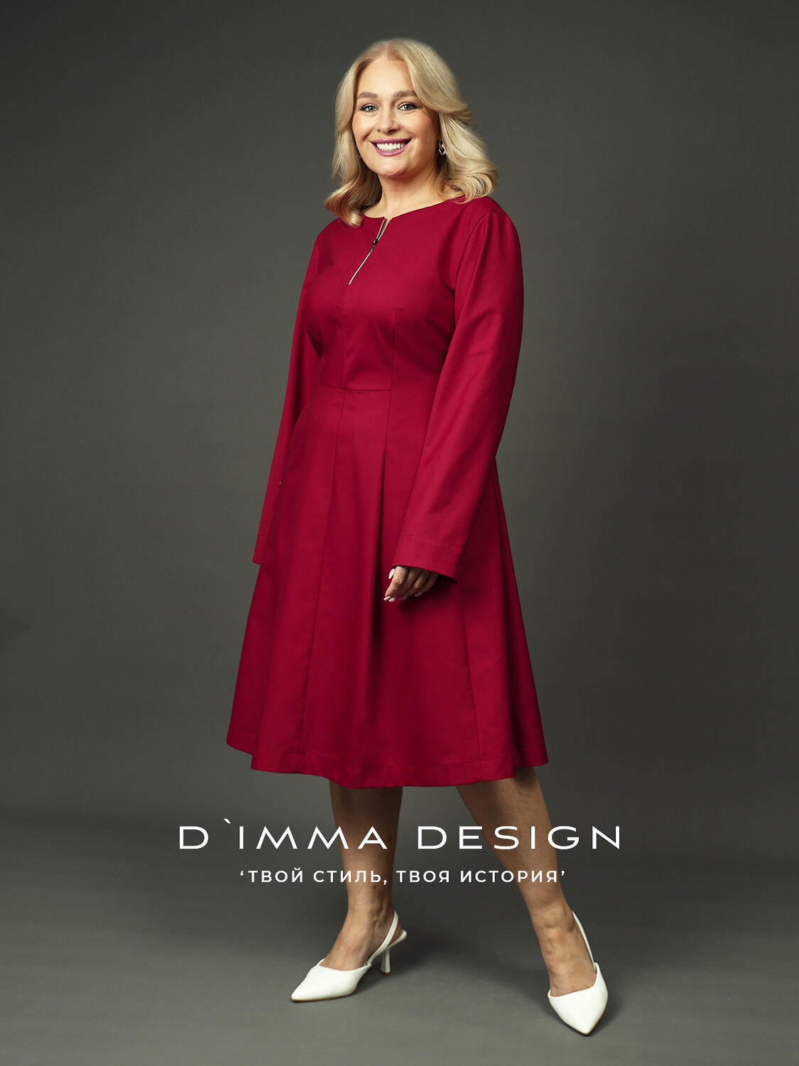 DIMMA Платье 591197 2682 Темно-красный