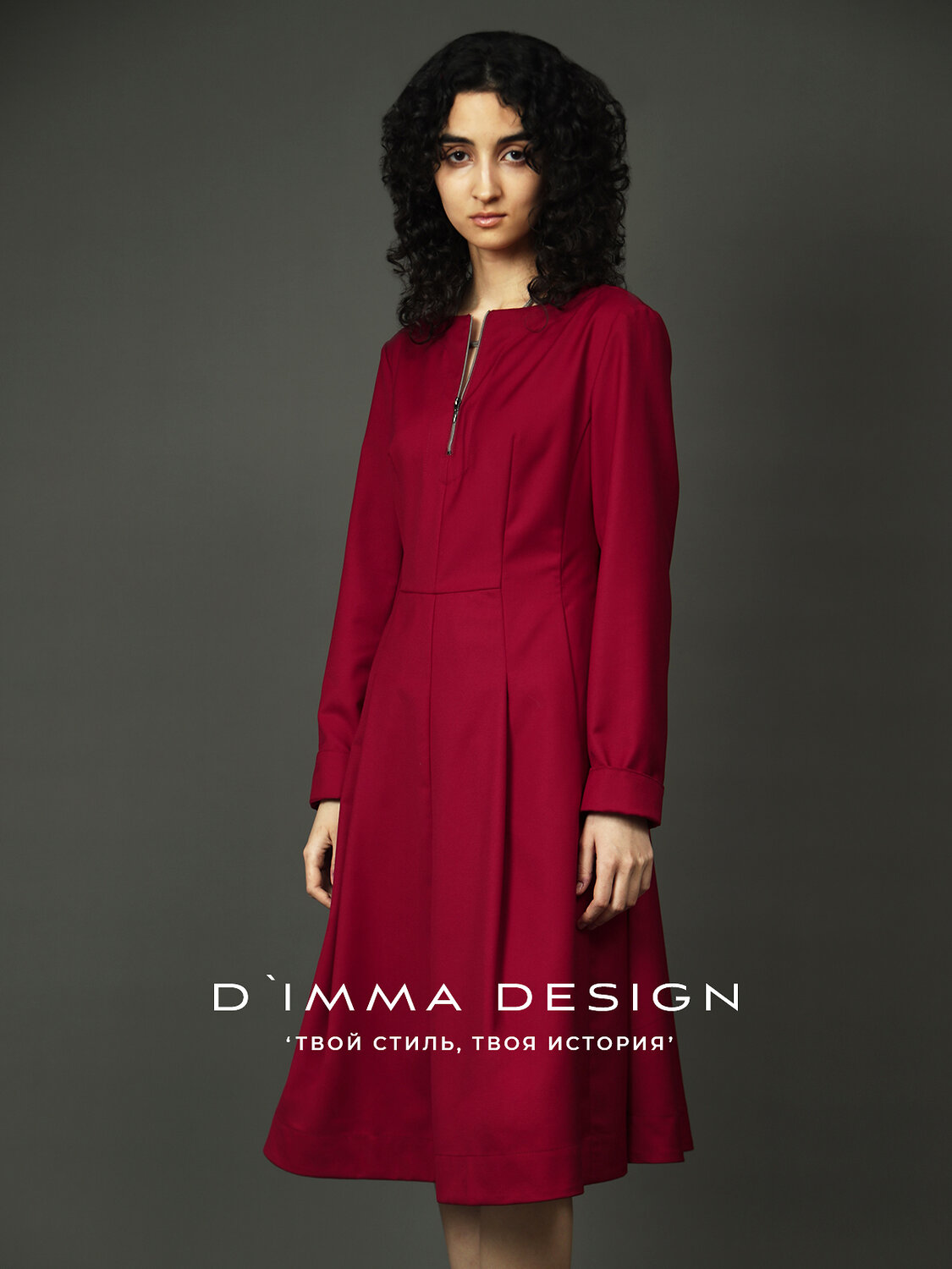 DIMMA Платье 591197 2682 Темно-красный