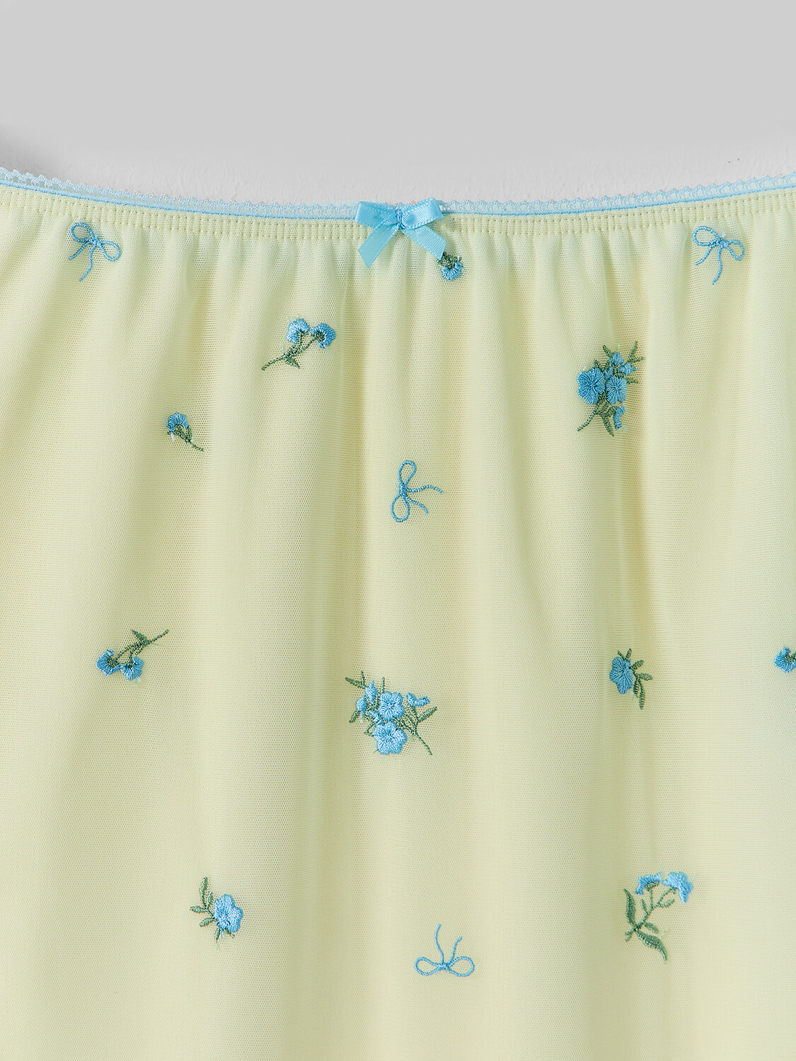 MARK FORMELLE Юбка 591593 152832 цветочки на лимонном льду