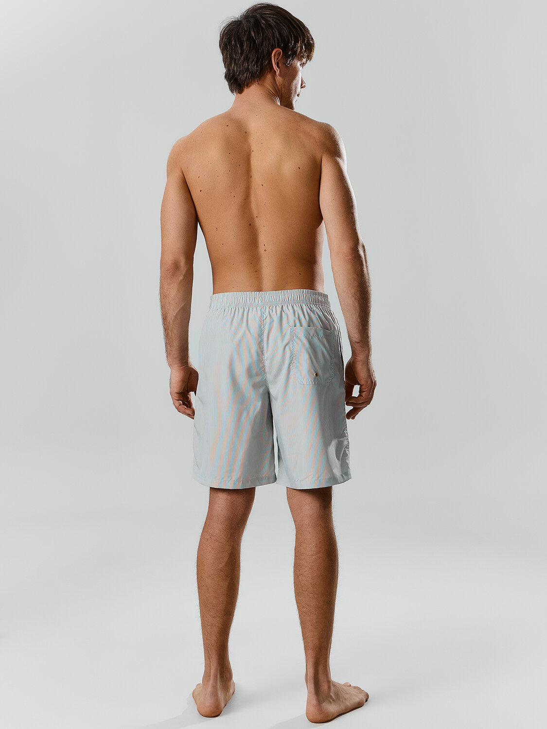 MARK FORMELLE Шорты 591609 701009 голубая полоска на бежевом