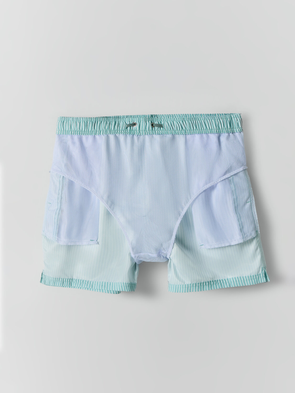 MARK FORMELLE Шорты 591613 701010 белая полоска на шалфее