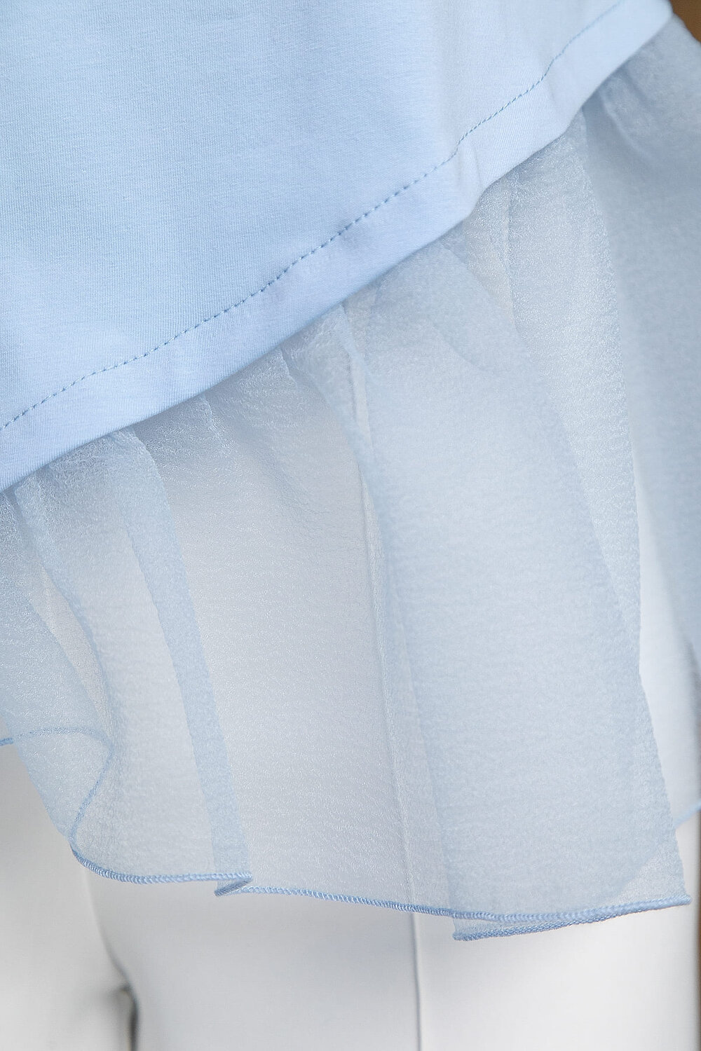 LT Collection Блуза 591618 Б15391-7М Голубой