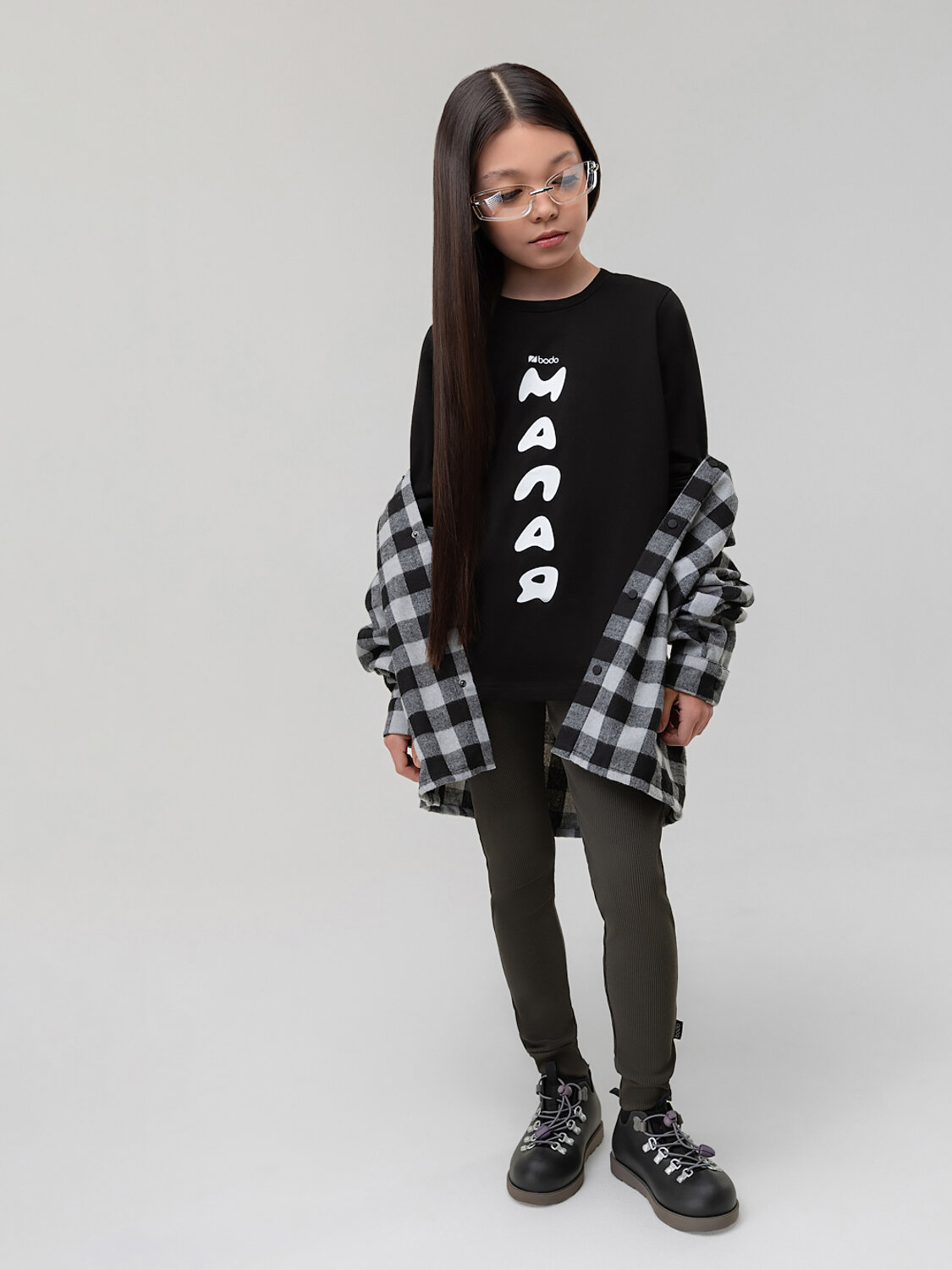 Bodo Легинсы 591655 15-153МU мокрый асфальт