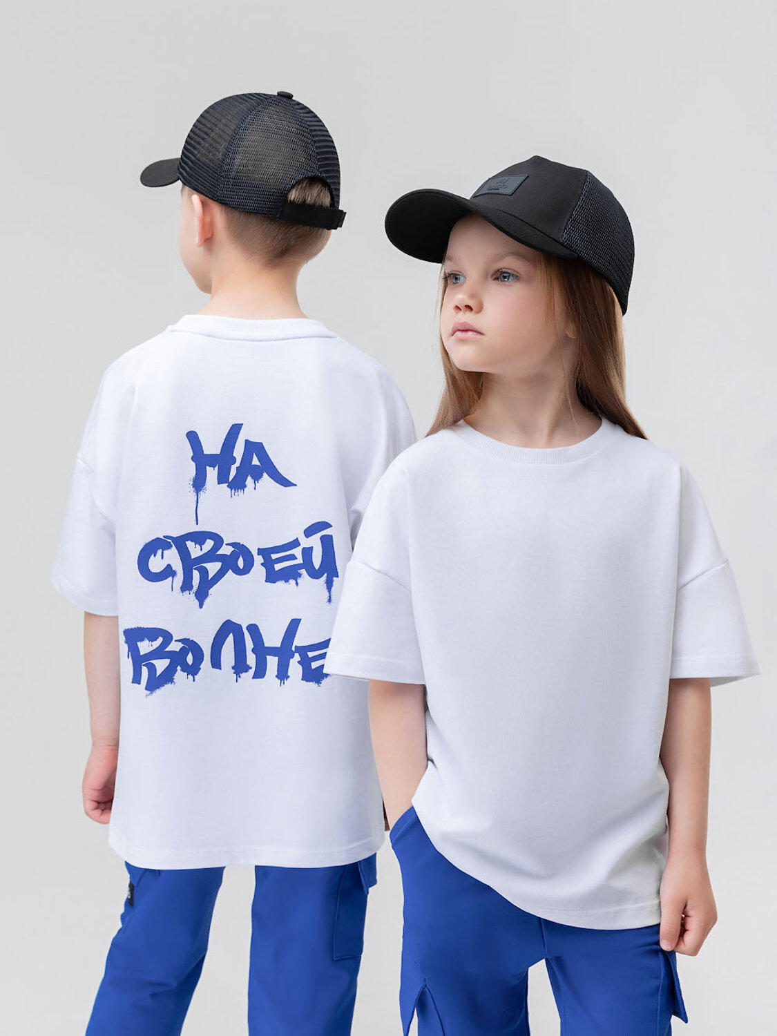 Bodo Футболка 591663 4-348MU белый (васильковый)