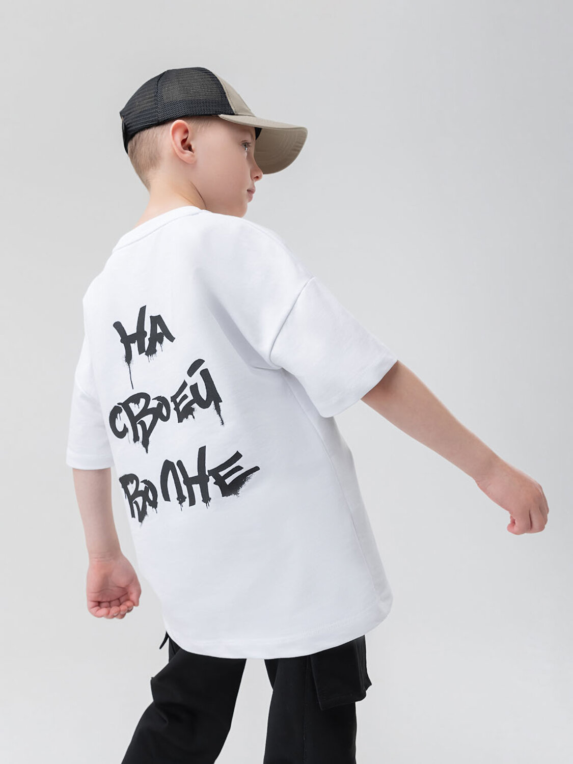 Bodo Футболка 591664 4-348MU белый (черный)