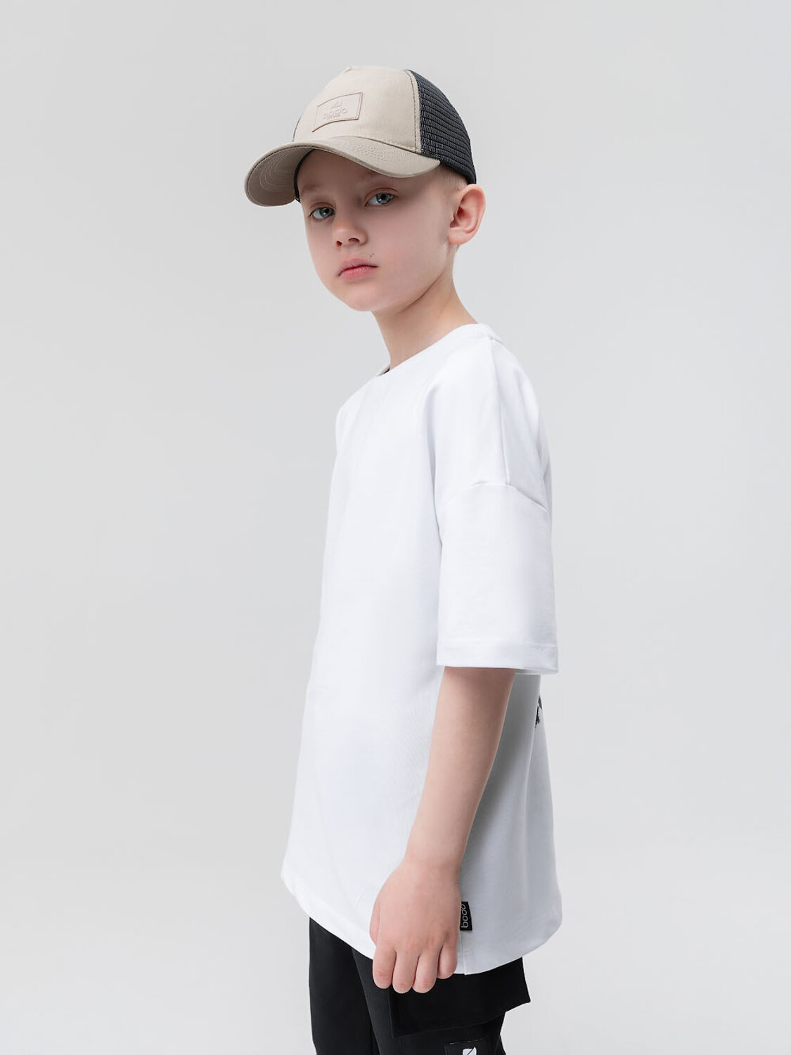 Bodo Футболка 591664 4-348MU белый (черный)