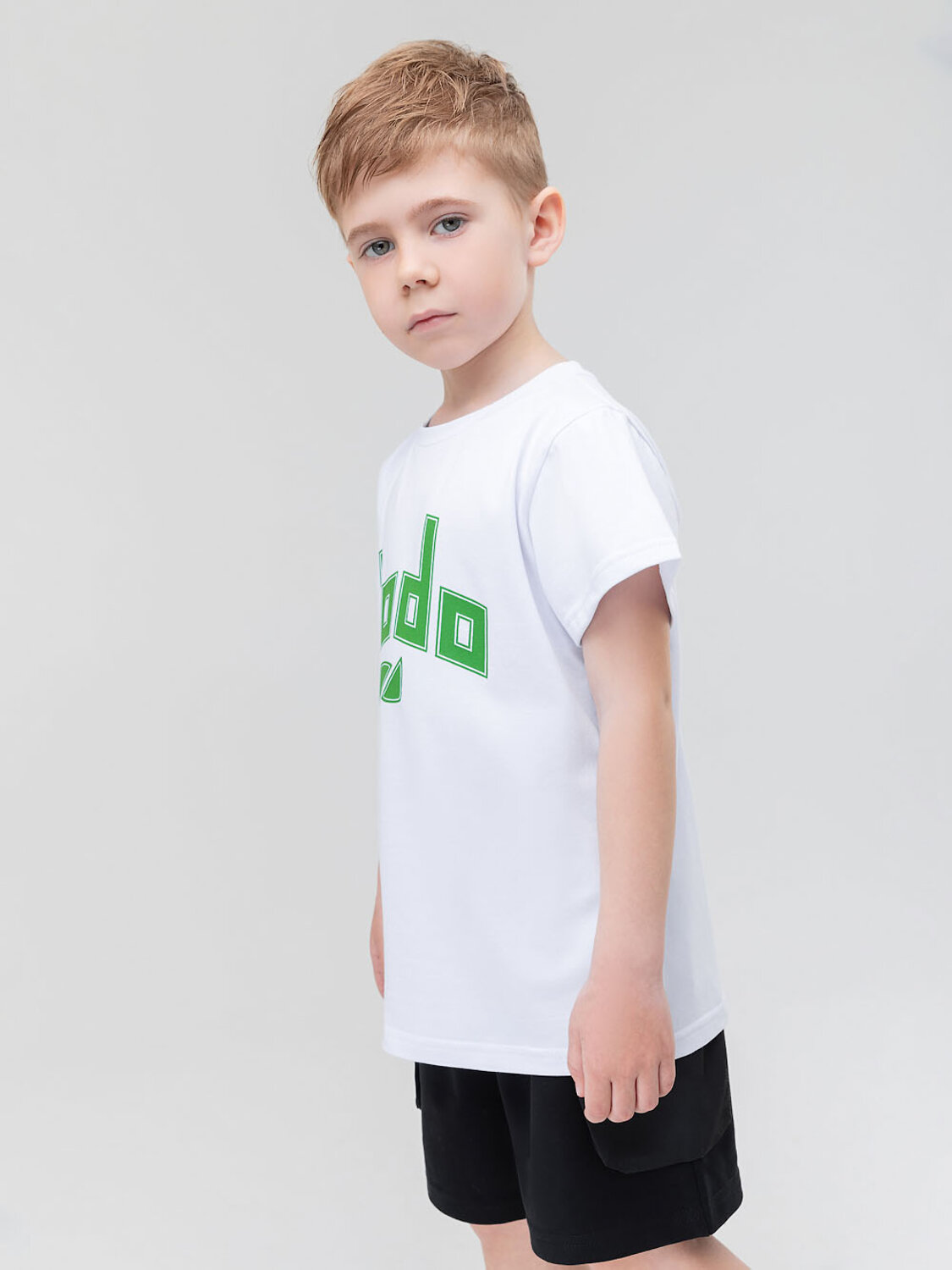 Bodo Футболка 591671 4-388MU белый (зеленый)