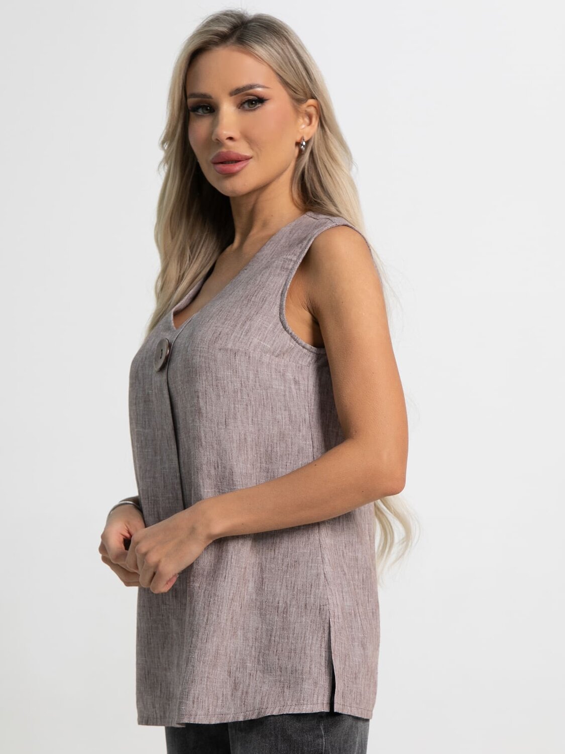 LT Collection Блуза 591680 Б15447-19М Коричневый