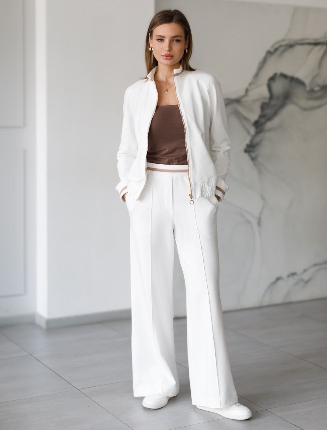 VILATTE Брюки 591687 D44.168 белый