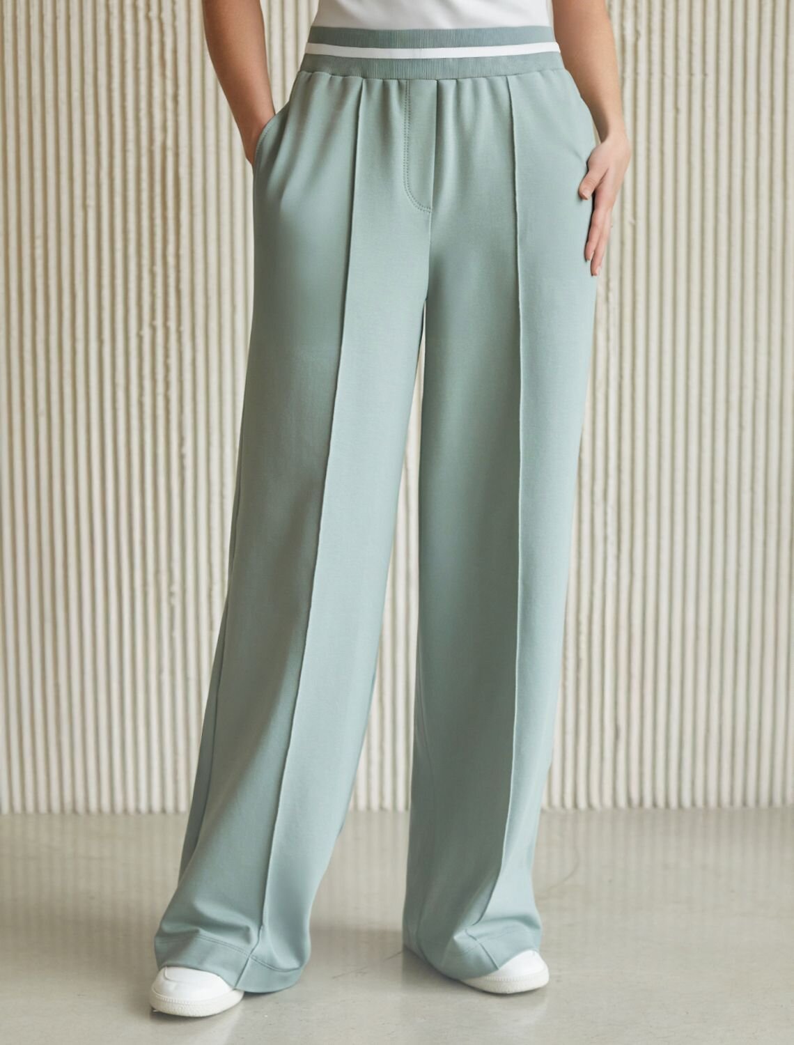 VILATTE Брюки 591688 D44.168 св.оливковый