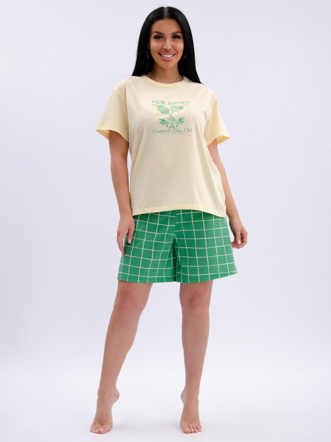 Malina Пижама 591718 3198 жёлтый/зелёный