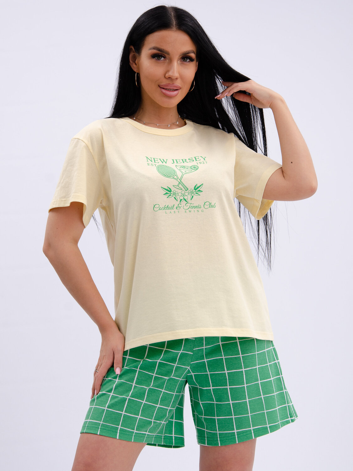 Malina Пижама 591718 3198 жёлтый/зелёный