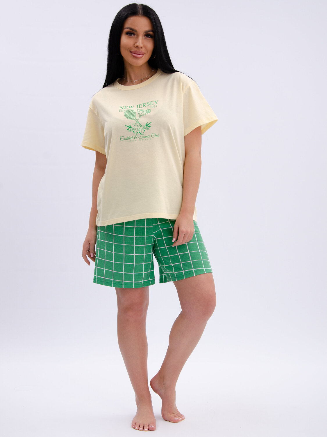 Malina Пижама 591718 3198 жёлтый/зелёный