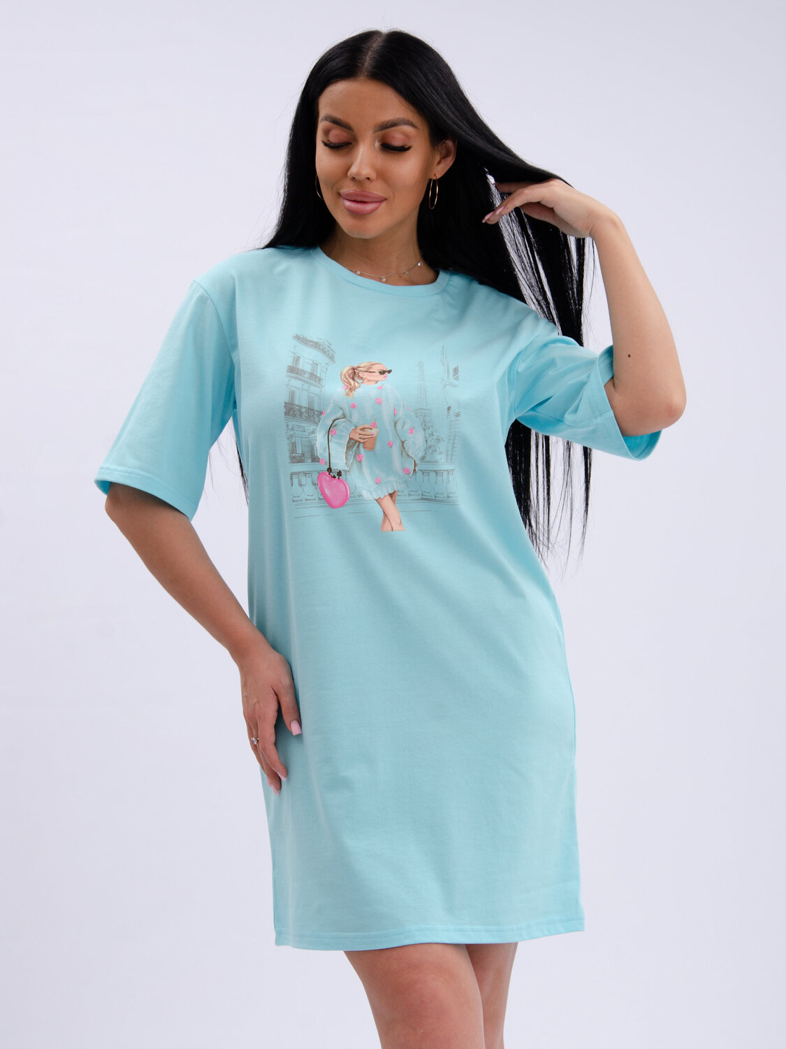 Malina Туника 591723 6037г голубой